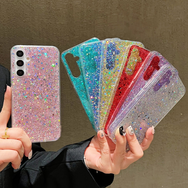 For Samsung Galaxy S24 5G Glitter Sequins Epoxy TPU Phone Case(Green) - Galaxy S24 5G Cases by PMC TechLife | Online Shopping South Africa | PMC TechLife