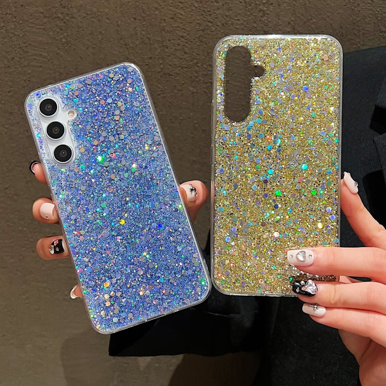 For Samsung Galaxy S24 5G Glitter Sequins Epoxy TPU Phone Case(Pink) - Galaxy S24 5G Cases by PMC TechLife | Online Shopping South Africa | PMC TechLife