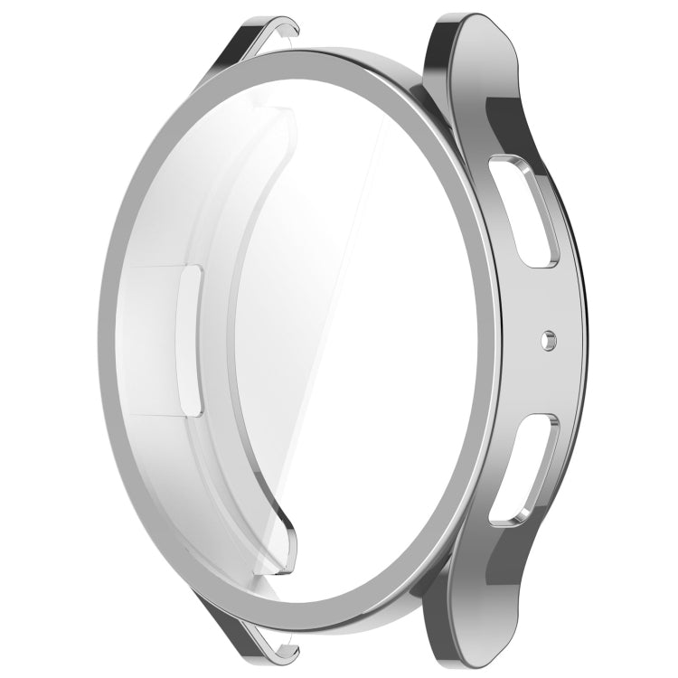 For Samsung Galaxy Watch6 40mm Full Coverage TPU Electroplated Watch Protective Case(Silver) - Watch Cases by PMC TechLife | Online Shopping South Africa | PMC TechLife