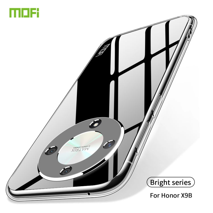 For Honor X9b MOFI Ming Series Ultra-thin TPU Phone Case(Transparent) - Honor Cases by MOFI | Online Shopping South Africa | PMC Jewellery