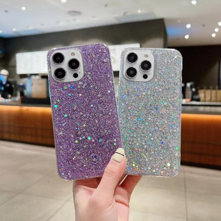 For iPhone 16 Plus Glitter Sequins Epoxy TPU Phone Case(Red) - iPhone 16 Plus Cases by PMC TechLife | Online Shopping South Africa | PMC TechLife | Buy Now Pay Later Mobicred