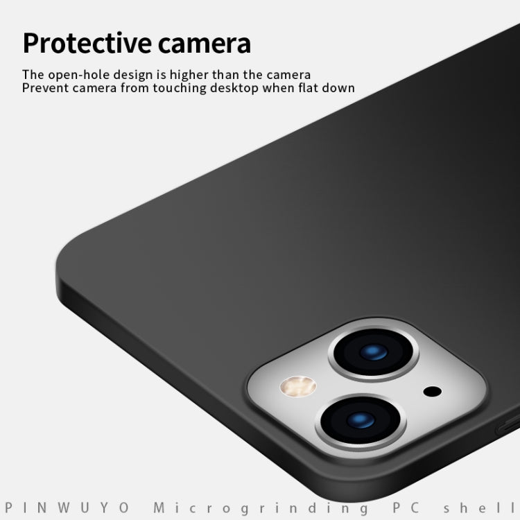 For iPhone 15 Plus PINWUYO Micro-Frosted PC Ultra-thin Hard Phone Case with Magsafe Magnetic Ring(Red) - iPhone 15 Plus Cases by PINWUYO | Online Shopping South Africa | PMC TechLife | Buy Now Pay Later Mobicred