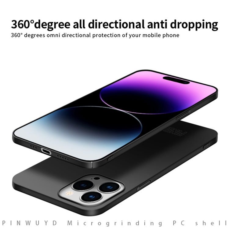 For iPhone 15 Pro PINWUYO Micro-Frosted PC Ultra-thin Hard Phone Case with Magsafe Magnetic Ring(Blue) - iPhone 15 Pro Cases by PINWUYO | Online Shopping South Africa | PMC TechLife | Buy Now Pay Later Mobicred