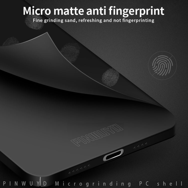 For iPhone 16 Plus PINWUYO Micro-Frosted PC Ultra-thin Hard Phone Case with Magsafe Magnetic Ring(Blue) - free shipping - PMC Jewellery - Order now!