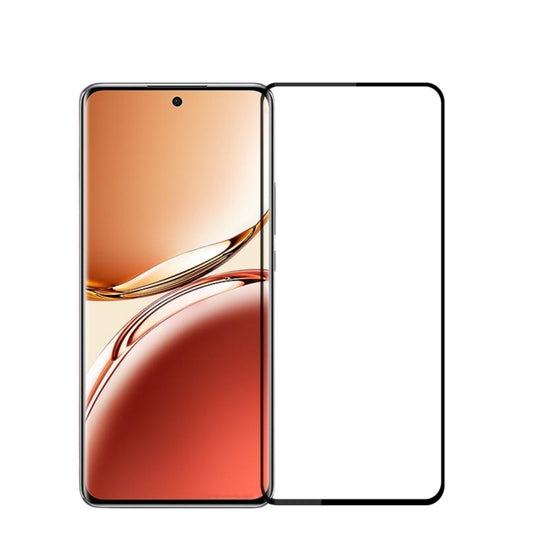 For OPPO Reno12 F / A3 PINWUYO 9H 2.5D Full Screen Tempered Glass Film(Black) - Reno12 F Tempered Glass by PINWUYO | Online Shopping South Africa | PMC Jewellery | Buy Now Pay Later Mobicred