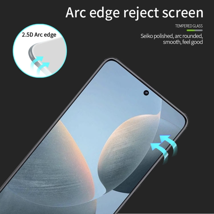 For Xiaomi Redmi K70E PINWUYO 9H 2.5D Full Screen Tempered Glass Film(Black) - K70 Tempered Glass by PINWUYO | Online Shopping South Africa | PMC Jewellery | Buy Now Pay Later Mobicred