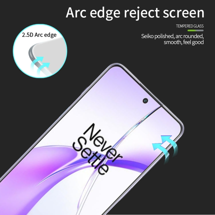 For OnePlus Ace 3V MOFI 9H 2.5D Full Screen Tempered Glass Film(Black) - free shipping - PMC TechLife - Order now!