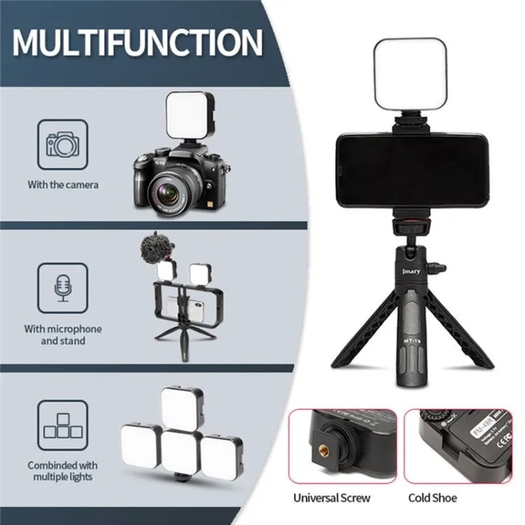 JMARY FM-48R Dimmable Photography LED Fill Light Portable Mini Camera Phone Fill Light -  by Jmary | Online Shopping South Africa | PMC TechLife | Buy Now Pay Later Mobicred