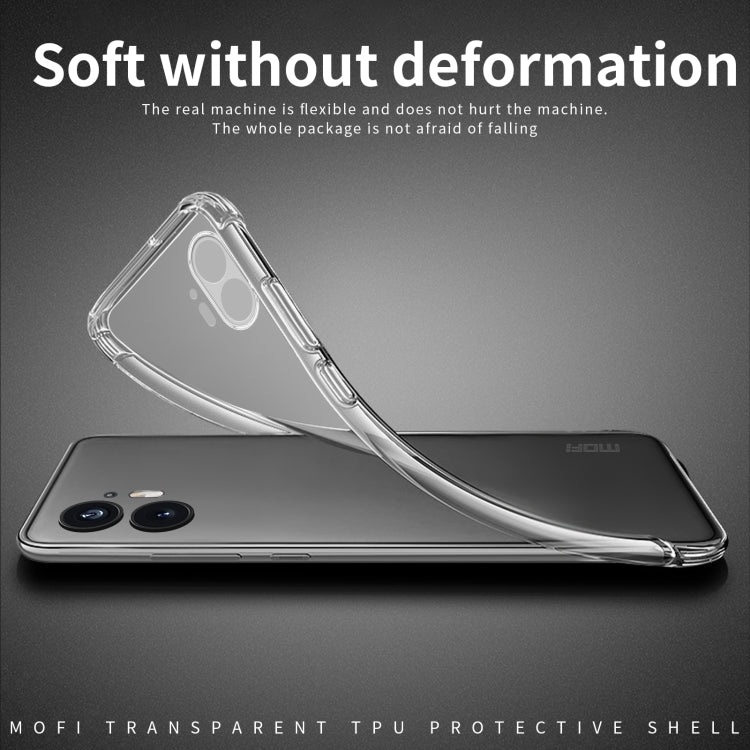 For Nothing Phone 2 MOFI Ming Series Ultra-thin TPU Phone Case(Transparent) - More Brand by MOFI | Online Shopping South Africa | PMC TechLife | Buy Now Pay Later Mobicred