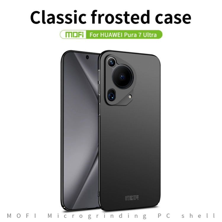 For Huawei Pura 70 Ultra / P70 Art MOFI Micro-Frosted PC Ultra-thin Hard Phone Case(Black) - Huawei Cases by MOFI | Online Shopping South Africa | PMC Jewellery | Buy Now Pay Later Mobicred