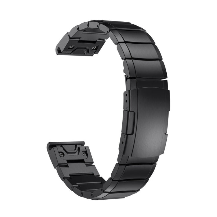 For Garmin Enduro 3 Titanium Alloy Quick Release 26mm Watch Band(Black) - free shipping - PMC TechLife - Order now!
