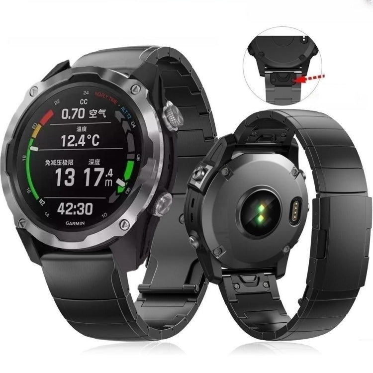For Garmin Enduro 3 Titanium Alloy Quick Release 26mm Watch Band(Sliver) - free shipping - PMC TechLife - Order now!