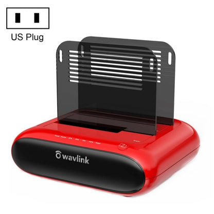 Wavlink ST341U Dual Bay External Hard Drive Docking Station Support Offline Clone Function(US Plug) - HDD Enclosure by WAVLINK | Online Shopping South Africa | PMC Jewellery | Buy Now Pay Later Mobicred