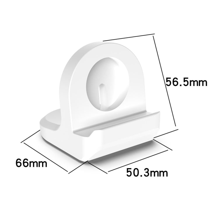 For Samsung Galaxy Watch6 / Watch6 Classic / Watch5 / Watch5 Pro JUNSUNMAY Silicone Charger Stand Non-Slip Base(White) - Charger by JUNSUNMAY | Online Shopping South Africa | PMC Jewellery | Buy Now Pay Later Mobicred