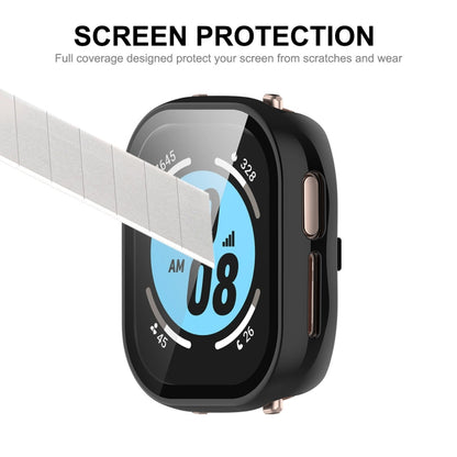 For Honor Watch 4 ENKAY Hat-Prince Full Coverage PC Frame + Tempered Glass Film Watch Case(Dark Blue) - Watch Cases by ENKAY | Online Shopping South Africa | PMC Jewellery | Buy Now Pay Later Mobicred