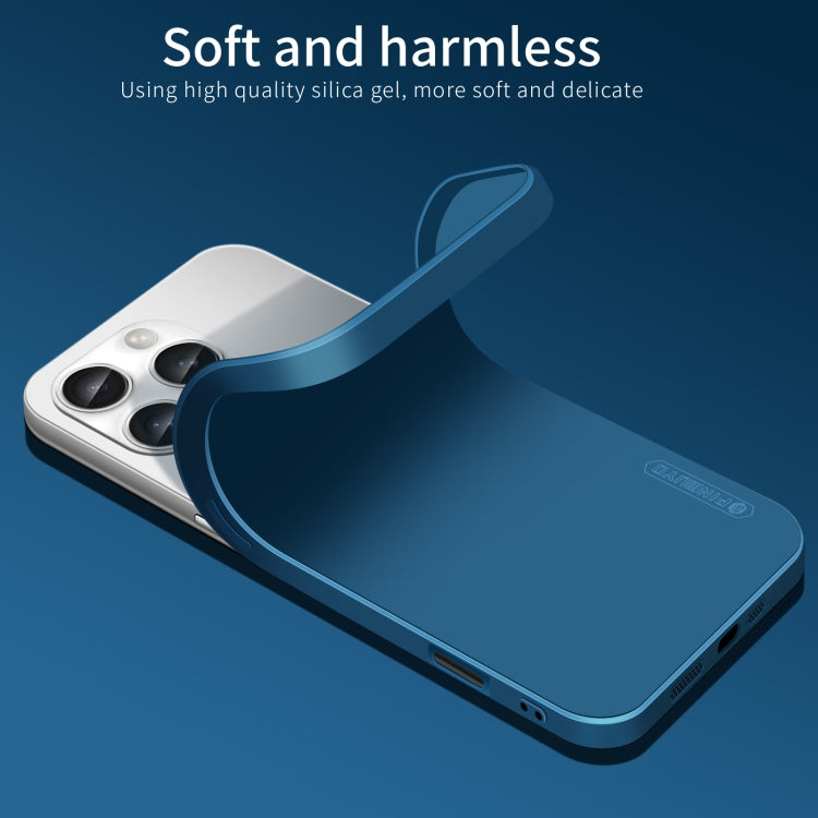 For iPhone 16 Pro Max PINWUYO Sense Series Liquid Silicone TPU Phone Case(Black) - iPhone 16 Pro Max Cases by PINWUYO | Online Shopping South Africa | PMC TechLife | Buy Now Pay Later Mobicred