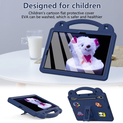 For Samsung Galaxy Tab S9 FE / X510N Handle Kickstand Children EVA Shockproof Tablet Case(Navy Blue) - Galaxy Tab S9 FE by PMC Jewellery | Online Shopping South Africa | PMC Jewellery