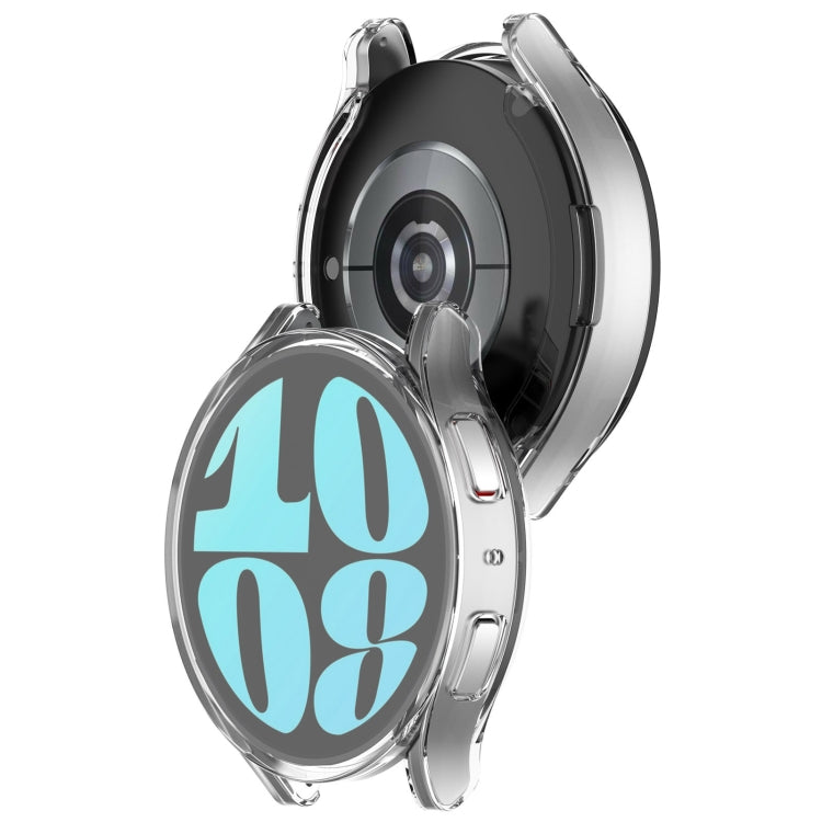 For Samsung Galaxy Watch 6 44mm Fully Enclosed TPU Watch Protective Case(Rose Gold) - Watch Cases by PMC TechLife | Online Shopping South Africa | PMC TechLife