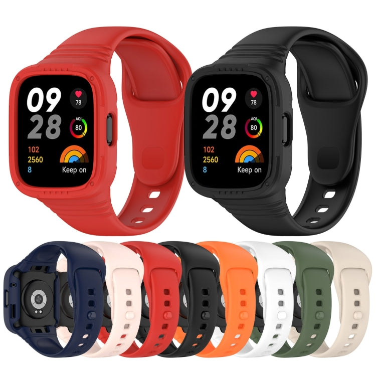 For Redmi Watch 3 Integrated Fully Enclosed Silicone Watch Band(Dark Green) - free shipping - PMC TechLife - Order now!
