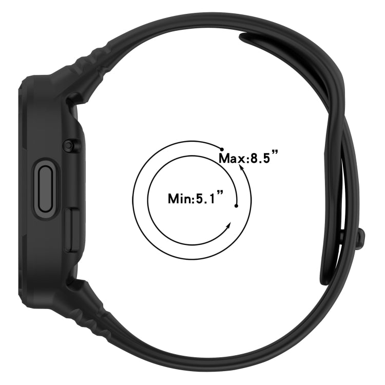 For Redmi Watch 3 Integrated Fully Enclosed Silicone Watch Band(Pink) - Watch Bands by PMC TechLife | Online Shopping South Africa | PMC TechLife | Buy Now Pay Later Mobicred
