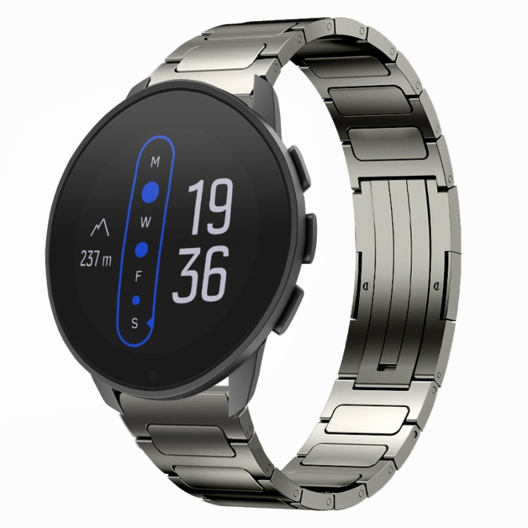 For  SUUNTO 9 Peak 22mm I-Shaped Titanium Alloy Watch Band(Grey) -  by PMC TechLife | Online Shopping South Africa | PMC TechLife