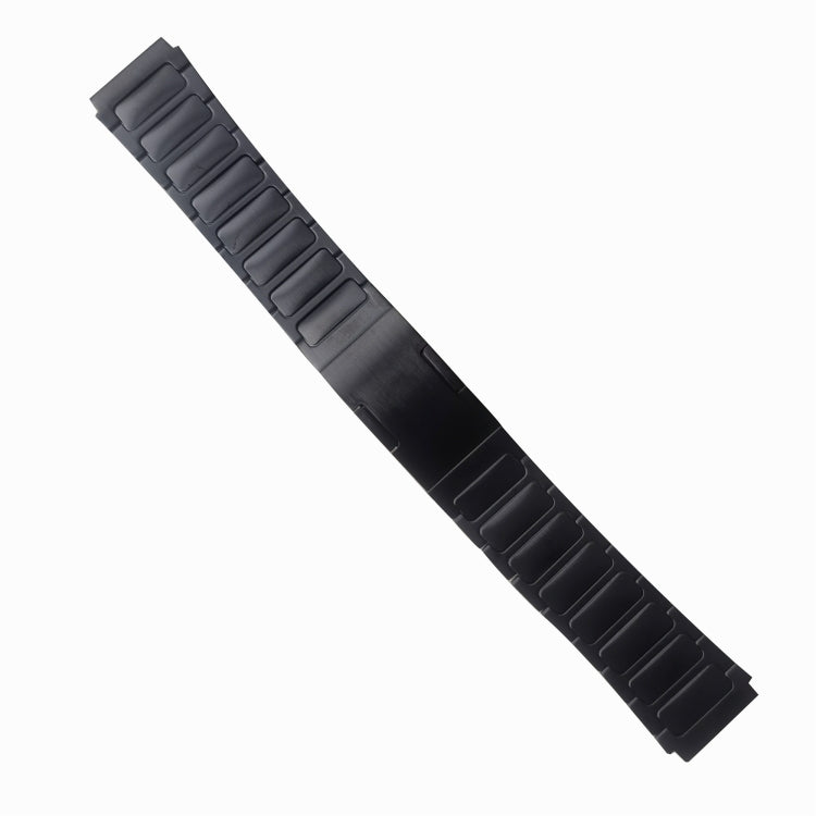 For Garmin Forerunner 265 22mm I-Shaped Titanium Alloy Watch Band(Black) - Watch Bands by PMC TechLife | Online Shopping South Africa | PMC TechLife