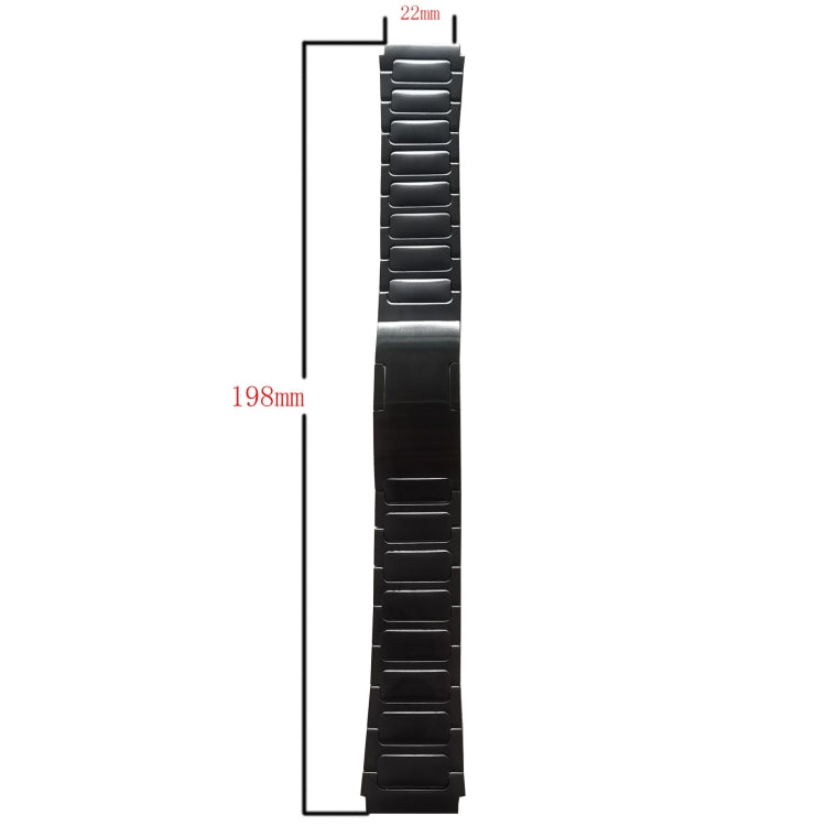 For Huawei GT2 Pro 22mm I-Shaped Titanium Alloy Watch Band(Black) - Watch Bands by PMC TechLife | Online Shopping South Africa | PMC TechLife