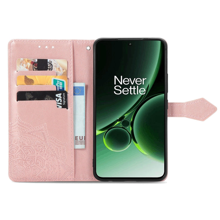 For OnePlus Nord 3 5G Mandala Flower Embossed Leather Phone Case(Rose Gold) - free shipping - PMC TechLife - Order now!