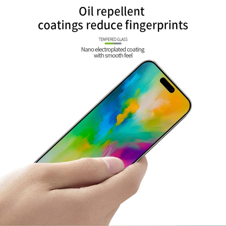 For iPhone 16 PINWUYO 9H 3D Curved Full Screen Explosion-proof Tempered Glass Film(Black) - iPhone 16 Tempered Glass by PINWUYO | Online Shopping South Africa | PMC TechLife | Buy Now Pay Later Mobicred
