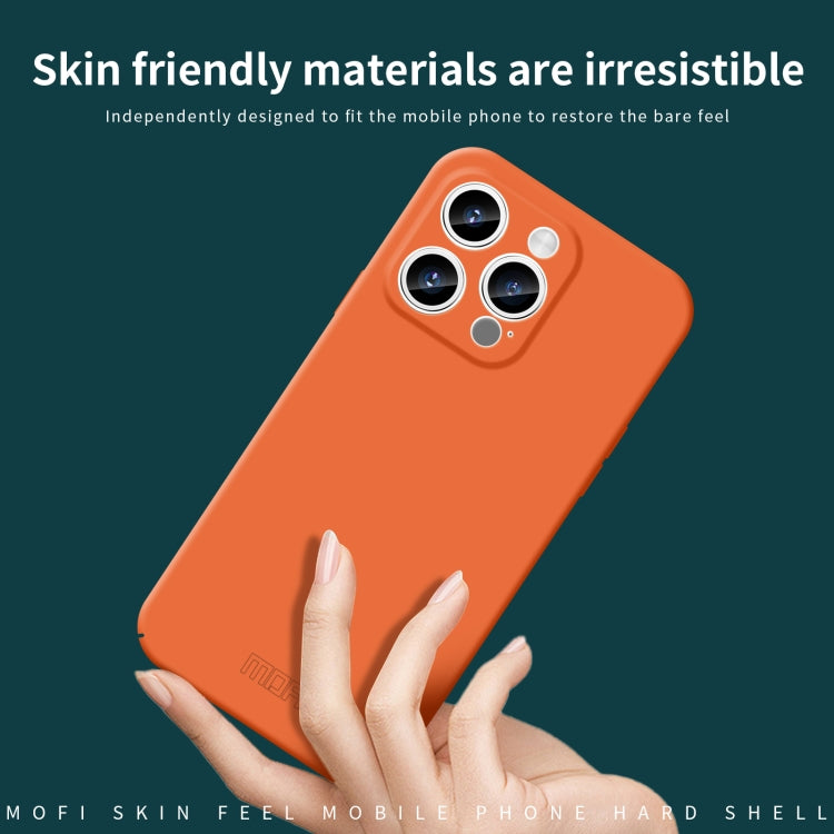 For iPhone 15 Pro Max MOFI Qin Series Skin Feel All-inclusive Silicone Phone Case(Green) - iPhone 15 Pro Max Cases by MOFI | Online Shopping South Africa | PMC Jewellery