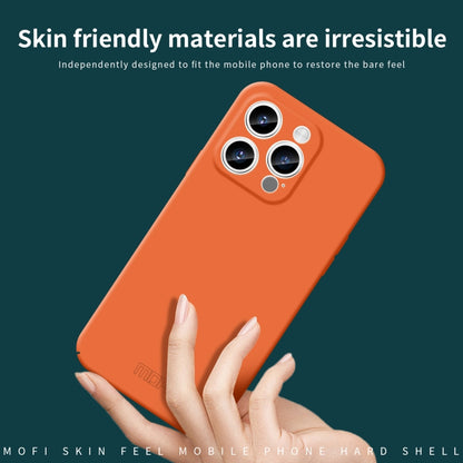 For iPhone 15 Pro Max MOFI Qin Series Skin Feel All-inclusive Silicone Phone Case(Orange) - iPhone 15 Pro Max Cases by MOFI | Online Shopping South Africa | PMC Jewellery