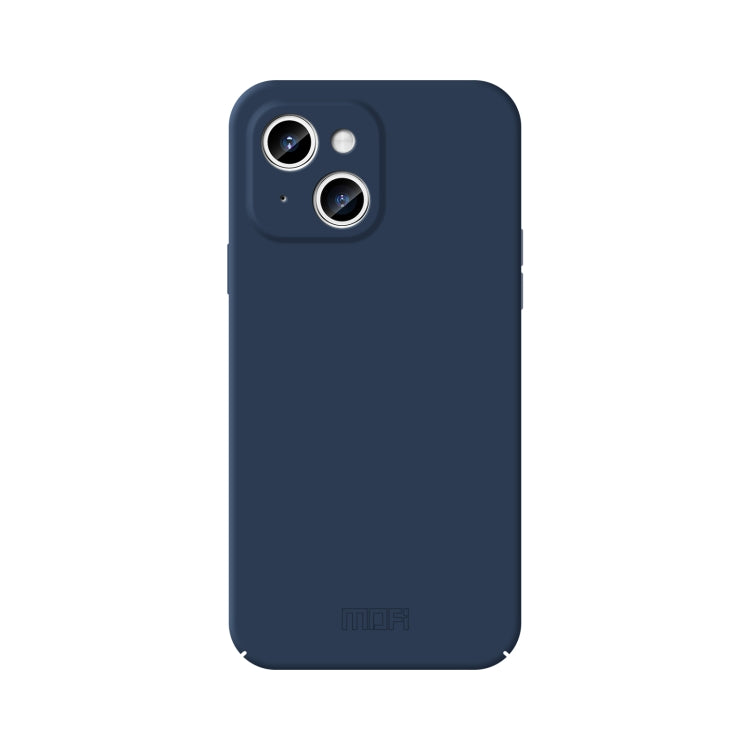 For iPhone 14 MOFI Qin Series Skin Feel All-inclusive PC Phone Case(Blue) - iPhone 14 Cases by MOFI | Online Shopping South Africa | PMC Jewellery