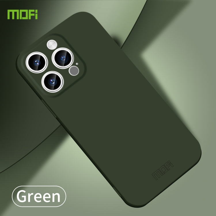 For iPhone 14 Pro Max MOFI Qin Series Skin Feel All-inclusive PC Phone Case(Green) - iPhone 14 Pro Max Cases by MOFI | Online Shopping South Africa | PMC TechLife | Buy Now Pay Later Mobicred