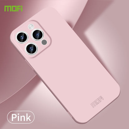 For iPhone 14 Pro Max MOFI Qin Series Skin Feel All-inclusive PC Phone Case(Pink) - iPhone 14 Pro Max Cases by MOFI | Online Shopping South Africa | PMC Jewellery