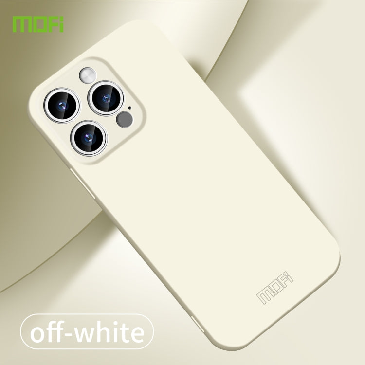 For iPhone 14 Pro MOFI Qin Series Skin Feel All-inclusive PC Phone Case(Beige) - iPhone 14 Pro Cases by MOFI | Online Shopping South Africa | PMC TechLife