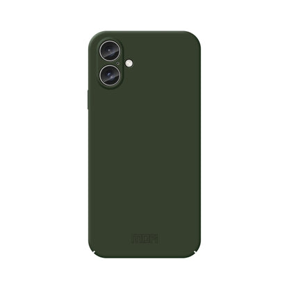 For iPhone 16 MOFI Qin Series Skin Feel All-inclusive PC Phone Case(Green) - iPhone 16 Cases by MOFI | Online Shopping South Africa | PMC Jewellery | Buy Now Pay Later Mobicred