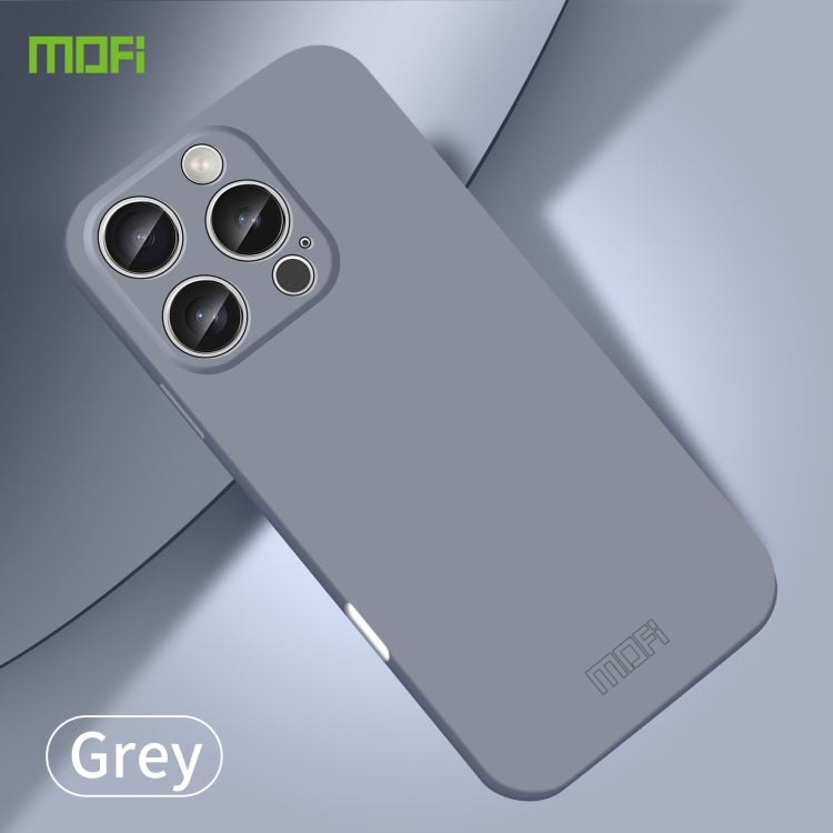 For iPhone 16 Pro Max MOFI Qin Series Skin Feel All-inclusive PC Phone Case(Gray) - iPhone 16 Pro Max Cases by MOFI | Online Shopping South Africa | PMC Jewellery | Buy Now Pay Later Mobicred