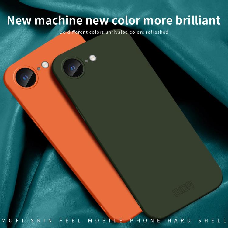 For iPhone 16e MOFI Qin Series Skin Feel All-inclusive PC Phone Case(Beige) - free shipping - PMc TechLife - Order now!