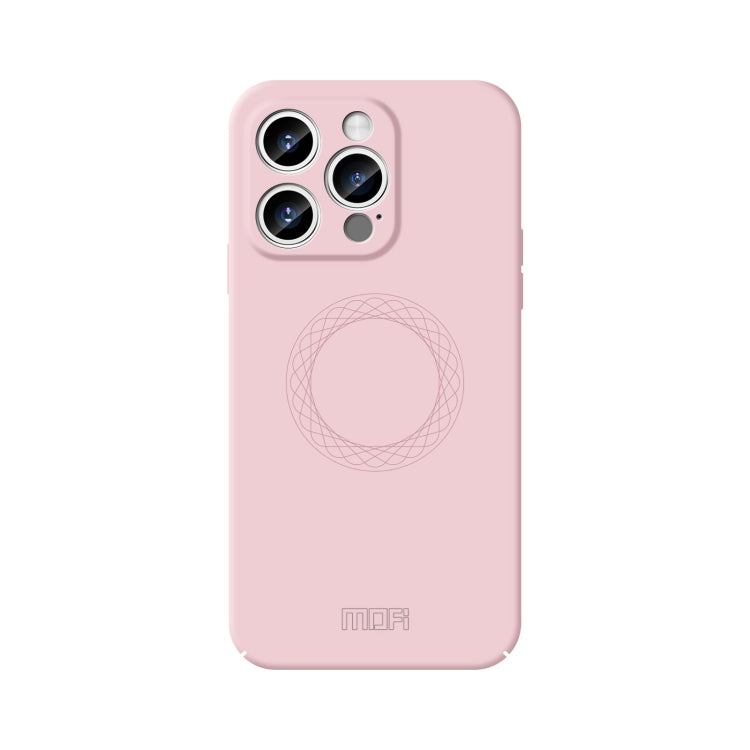 For iPhone 15 Pro Max MOFI Qin Series Magsafe Skin Feel All-inclusive Silicone Phone Case(Pink) - iPhone 15 Pro Max Cases by MOFI | Online Shopping South Africa | PMC Jewellery