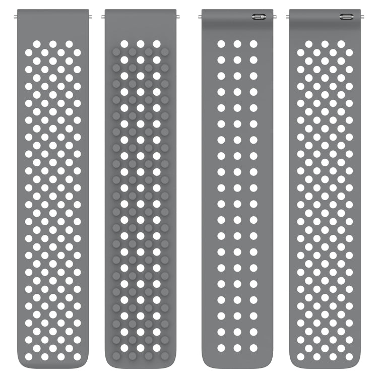 For Garmin Forerunner 255 22mm Holes Breathable 3D Dots Silicone Watch Band(Orange) - Watch Bands by PMC TechLife | Online Shopping South Africa | PMC TechLife