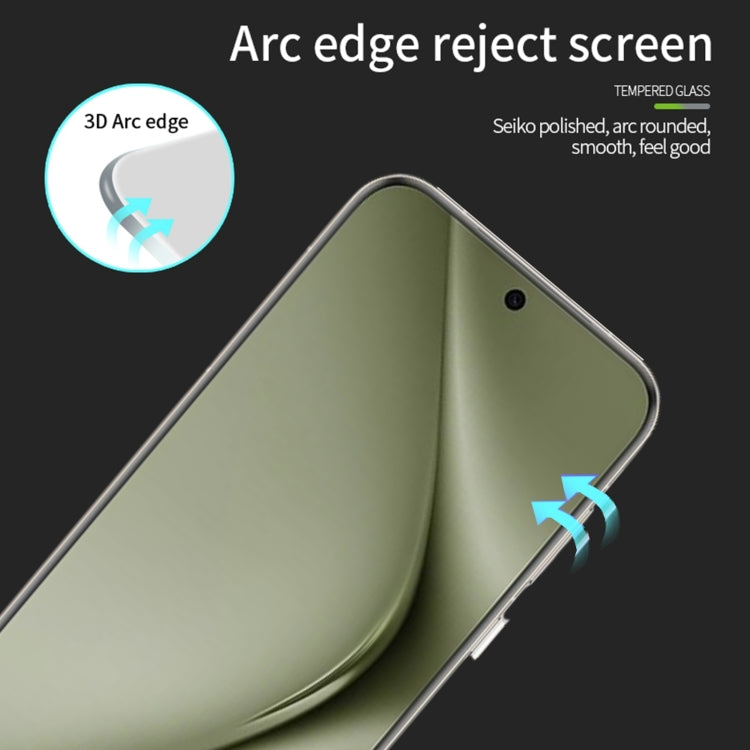 For Huawei Pura 70 Pro /70 Pro+ / 70 Ultra MOFI 9H 3D Hot Bending Tempered Glass Film(Black) - Huawei Tempered Glass by MOFI | Online Shopping South Africa | PMC Jewellery | Buy Now Pay Later Mobicred