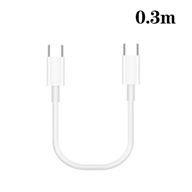 XJ-97 60W 3A USB-C / Type-C to Type-C Fast Charging Data Cable, Cable Length:0.3m - USB-C & Type-C Cable by PMC Jewellery | Online Shopping South Africa | PMC Jewellery | Buy Now Pay Later Mobicred