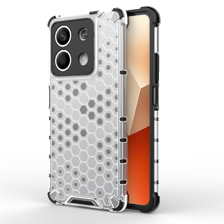 For Redmi Note 13 Shockproof Honeycomb Phone Case(White) - Note 13 Cases by PMC TechLife | Online Shopping South Africa | PMC TechLife | Buy Now Pay Later Mobicred