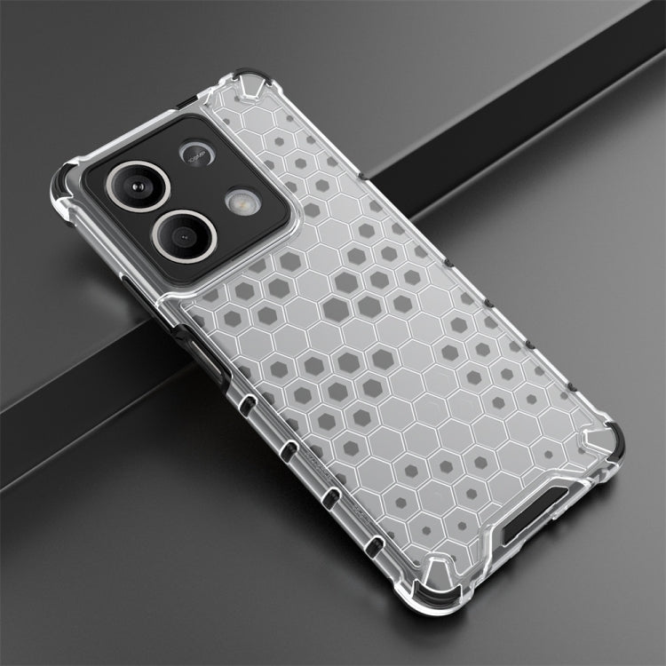 For Redmi Note 13 Shockproof Honeycomb Phone Case(White) - Note 13 Cases by PMC TechLife | Online Shopping South Africa | PMC TechLife | Buy Now Pay Later Mobicred
