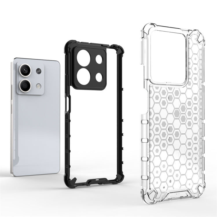 For Redmi Note 13 Shockproof Honeycomb Phone Case(Green) - Note 13 Cases by PMC TechLife | Online Shopping South Africa | PMC TechLife | Buy Now Pay Later Mobicred