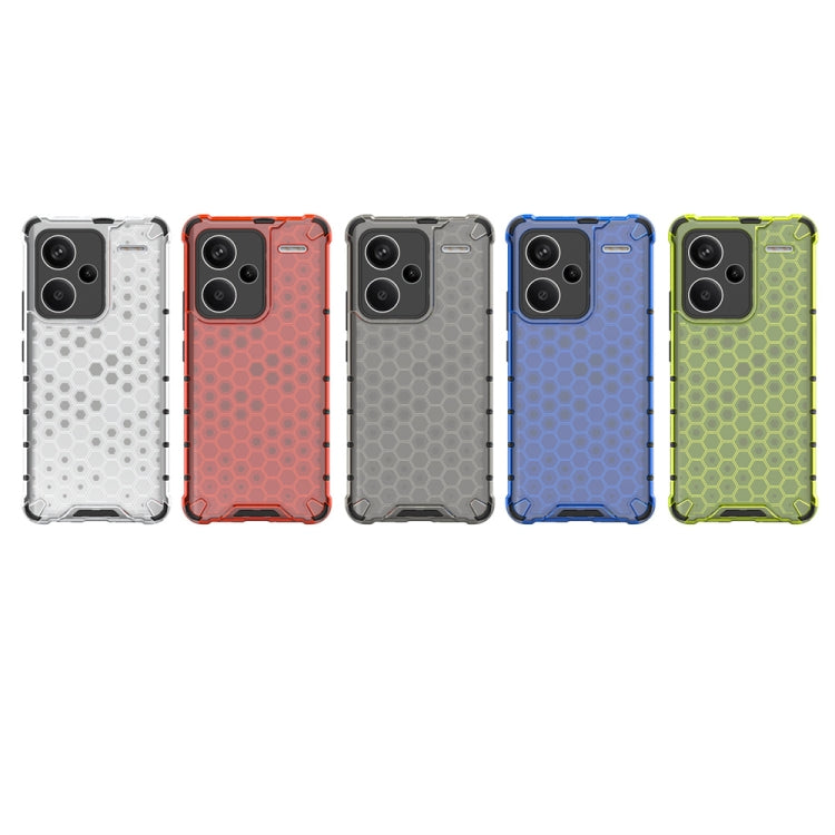 For Redmi Note 13 Pro+ Shockproof Honeycomb Phone Case(Red) - Note 13 Pro+ Cases by PMC TechLife | Online Shopping South Africa | PMC TechLife | Buy Now Pay Later Mobicred