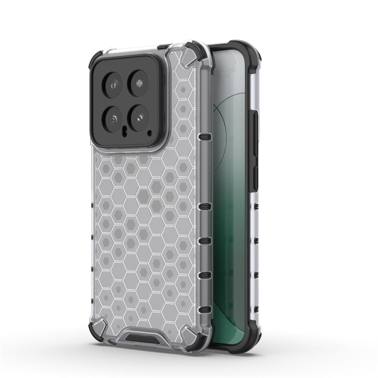 For Xiaomi 14 Shockproof Honeycomb Phone Case(White) - 14 Cases by PMC TechLife | Online Shopping South Africa | PMC TechLife | Buy Now Pay Later Mobicred