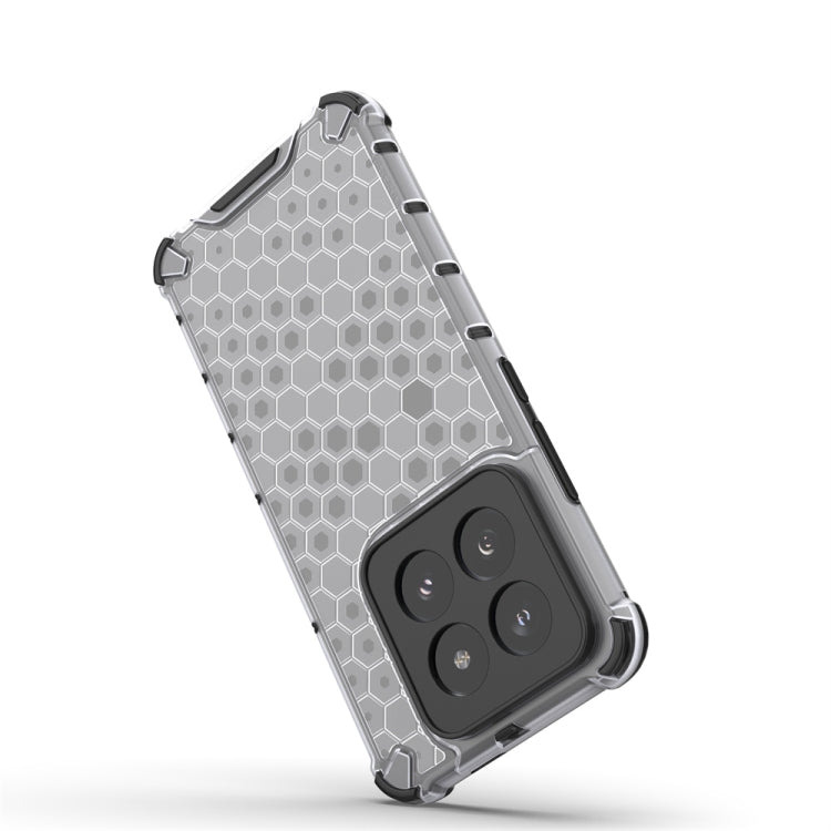 For Xiaomi 14 Pro Shockproof Honeycomb Phone Case(Red) - 14 Pro Cases by PMC TechLife | Online Shopping South Africa | PMC TechLife | Buy Now Pay Later Mobicred