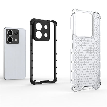 For Xiaomi Poco X6 Shockproof Honeycomb Phone Case(White) - Xiaomi Cases by PMC Jewellery | Online Shopping South Africa | PMC Jewellery | Buy Now Pay Later Mobicred