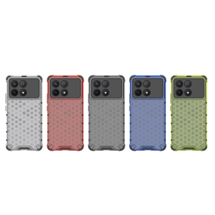 For Xiaomi Poco X6 Pro Shockproof Honeycomb Phone Case(Green) - Xiaomi Cases by PMC TechLife | Online Shopping South Africa | PMC TechLife | Buy Now Pay Later Mobicred